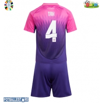 Tyskland Jonathan Tah #4 Bortedraktsett Barn EM 2024 Kortermet (+ Korte bukser)